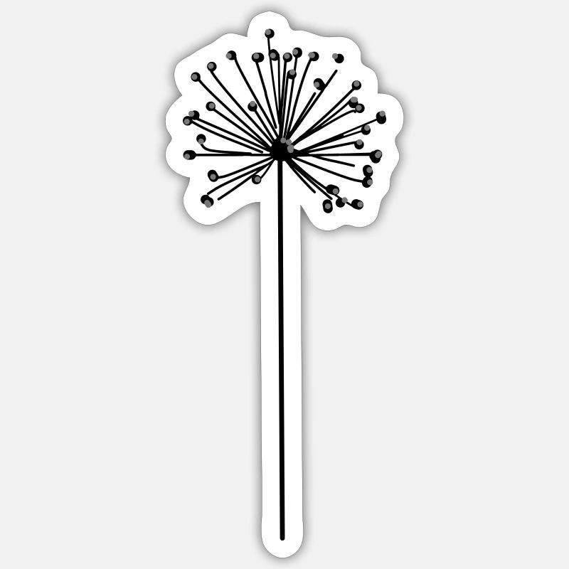 Pusteblume Sticker Größe S (10 x 10 cm)