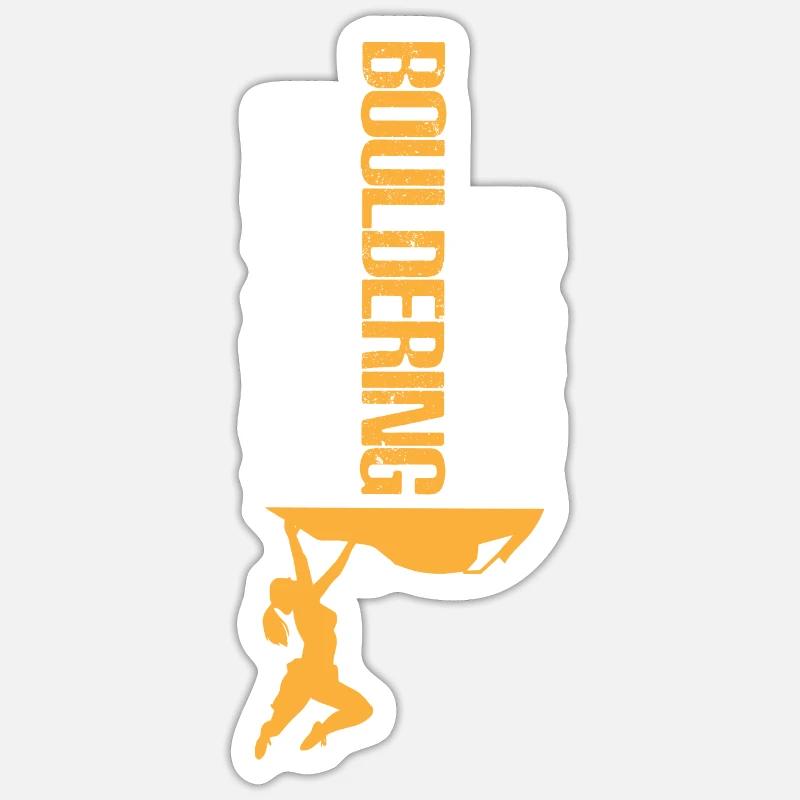 Bouldering Sticker size S (10 x 10 cm)