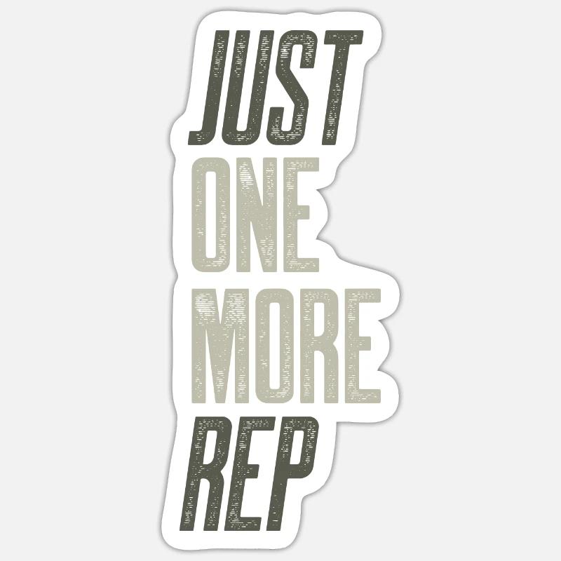 ONE MORE Sticker Größe S (10 x 10 cm)