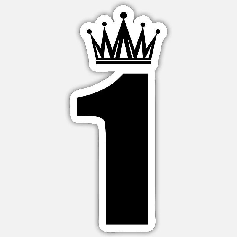 1 - Sticker size S (10 x 10 cm) - white matte