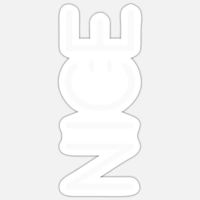 Nice - Sticker size S (10 x 10 cm) - white matte