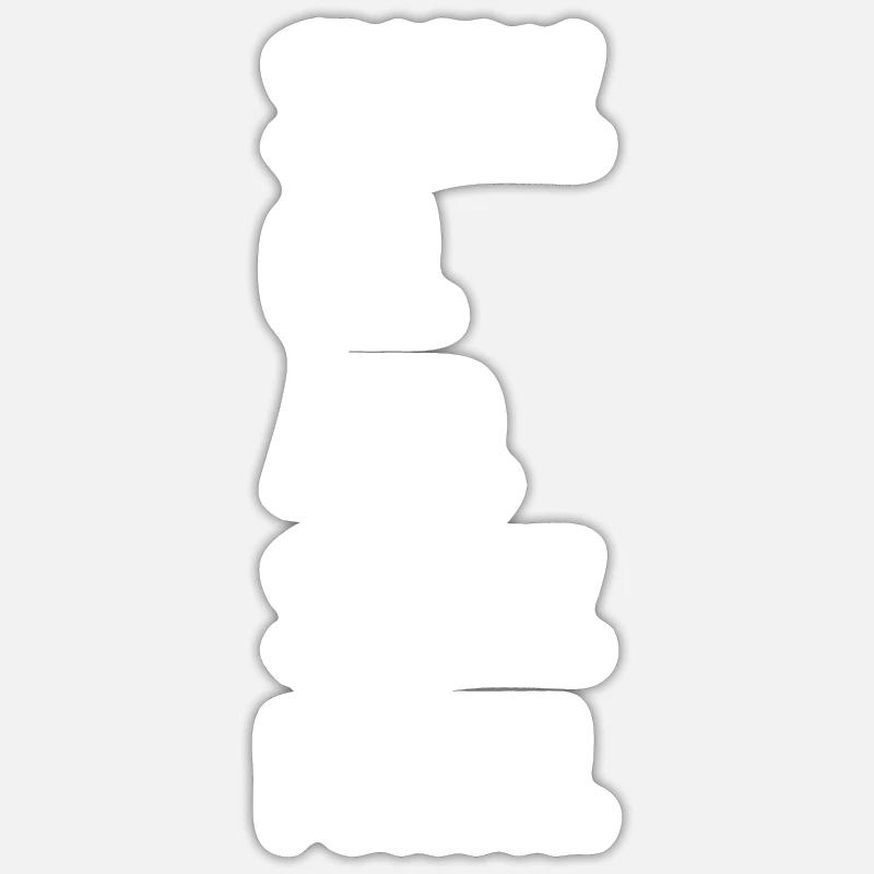 anonymous hacker glitch happy gift idea statement Sticker Größe S (10 x 10 cm)