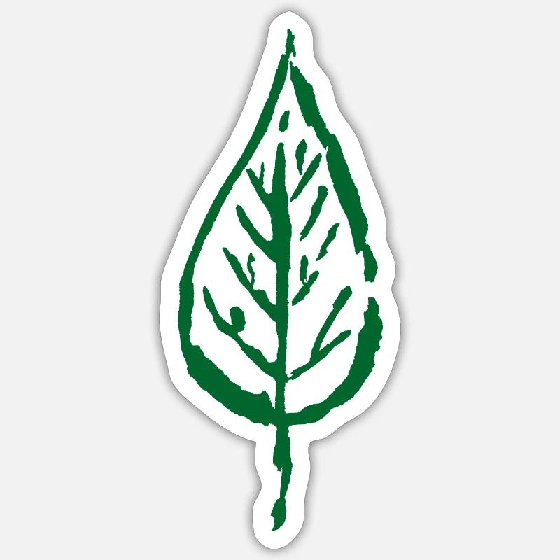Leaf Sticker size S (10 x 10 cm)