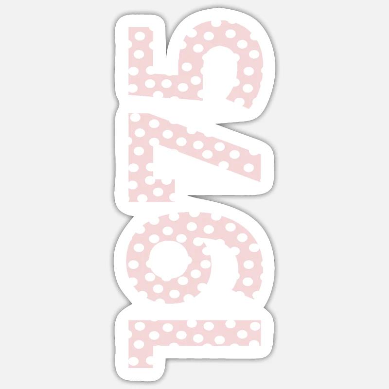ANNIVERSAIRE 1975 POINTS - Sticker taille S (10 x 10 cm) - blanc mat