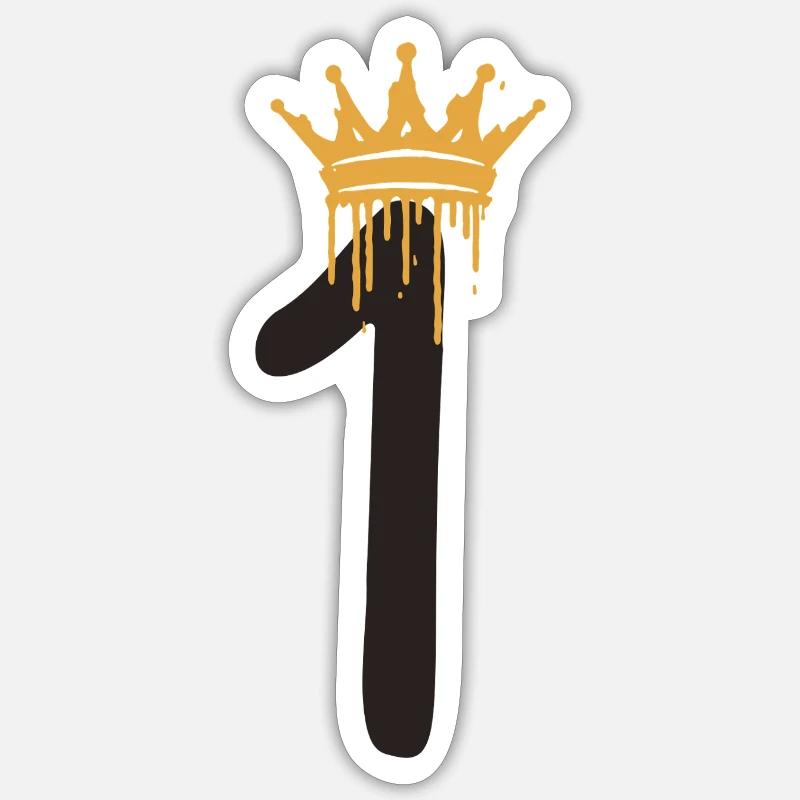 1 - Sticker size S (10 x 10 cm) - white matte
