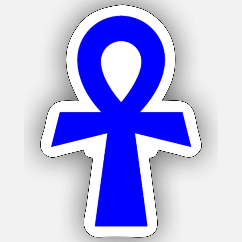 Croix d'Ankh Sticker taille S (10 x 10 cm)