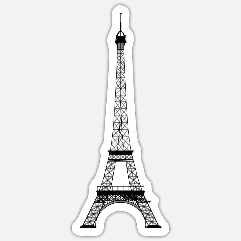 Paris Tour Eiffel Sticker taille S (10 x 10 cm)