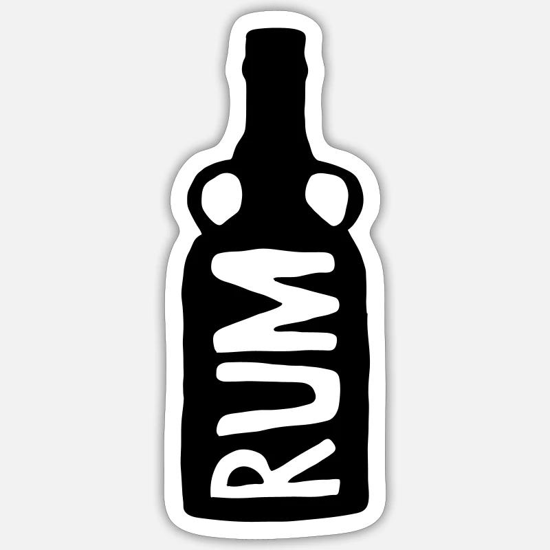 Rum Sticker Größe S (10 x 10 cm)
