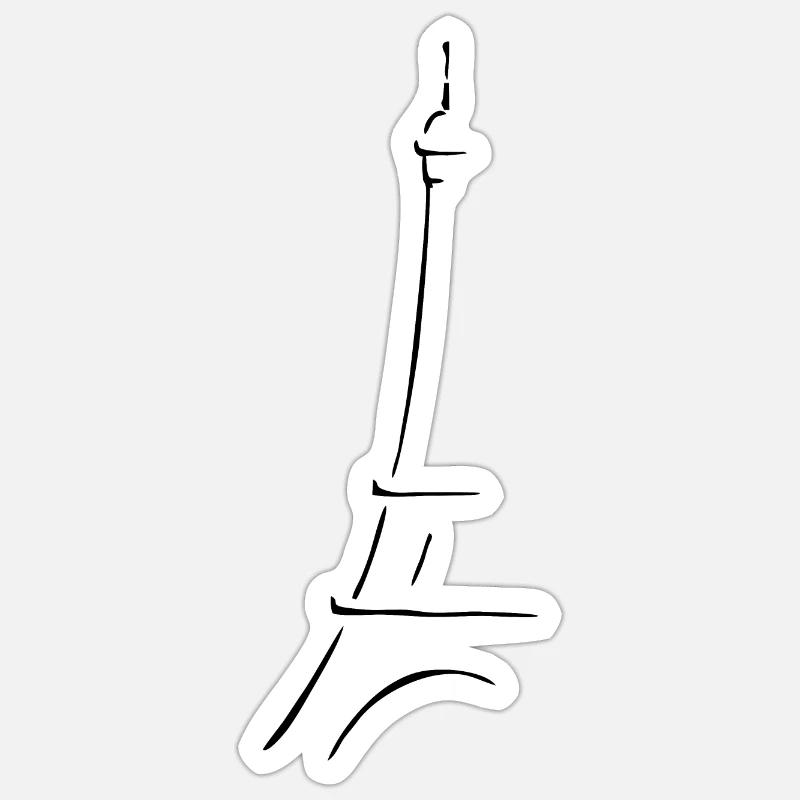 Tour Eiffel Paris Sticker taille S (10 x 10 cm)