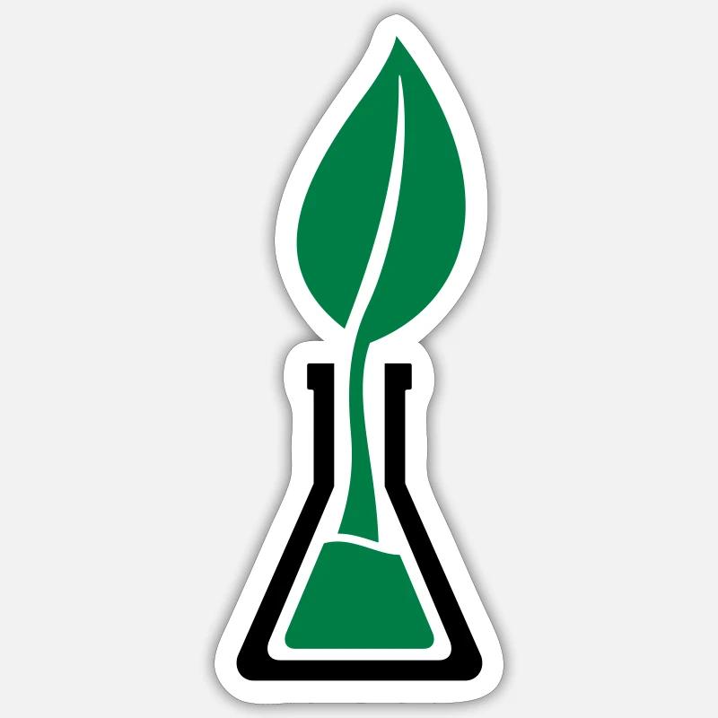 Umweltschutz - Sticker Größe S (10 x 10 cm) - Mattweiß