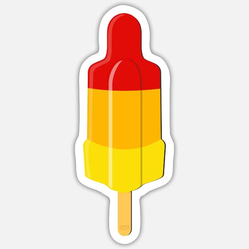fusée solo - Sticker taille S (10 x 10 cm) - blanc mat