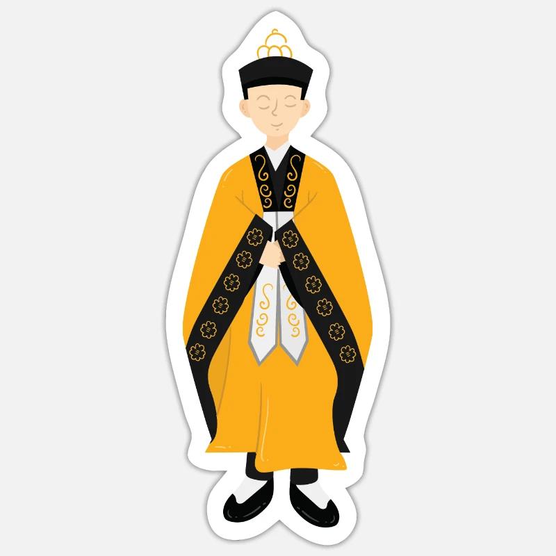 Daoshi - Sticker size S (10 x 10 cm) - white matte