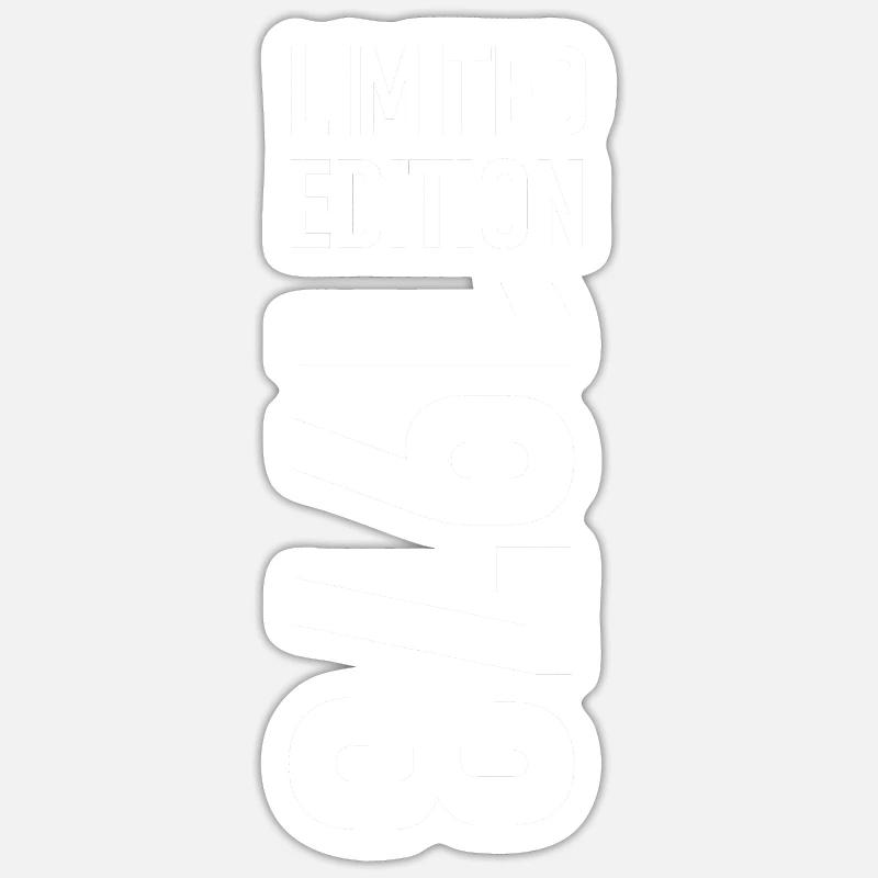 Édition limitée 1973 50th Birthday Gift - Sticker taille S (10 x 10 cm) - blanc mat
