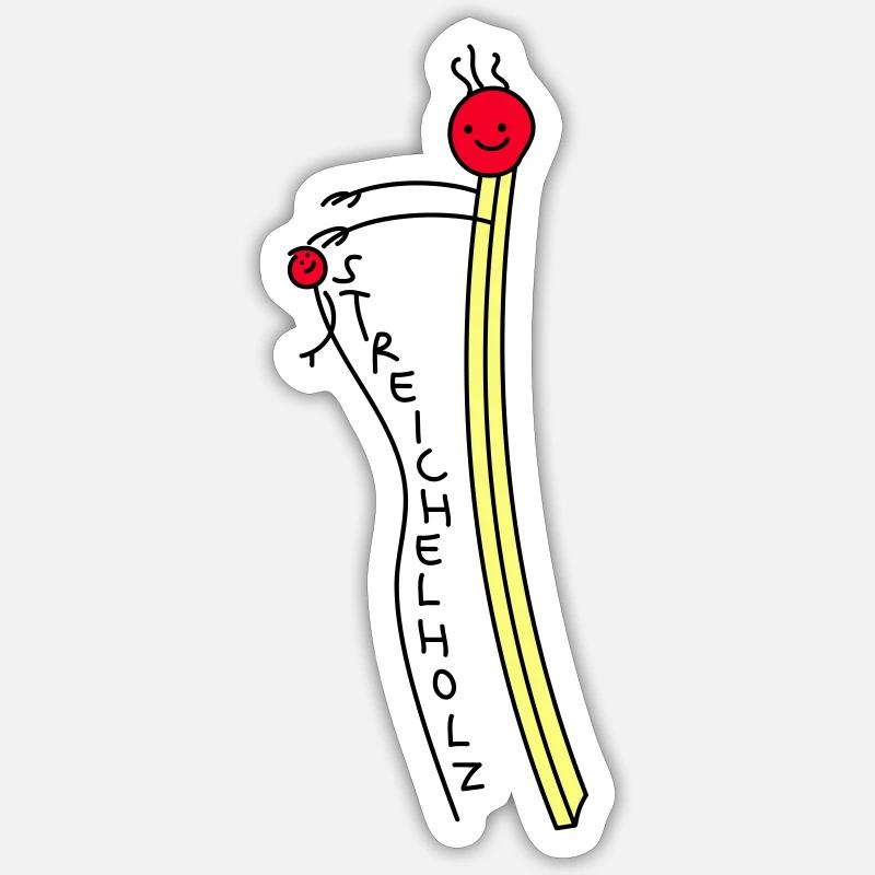 Massage mit liebe - Sticker Größe S (10 x 10 cm) - Mattweiß
