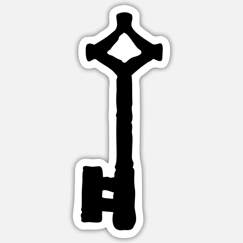 Ancienne amulette de clé Sticker taille S (10 x 10 cm)