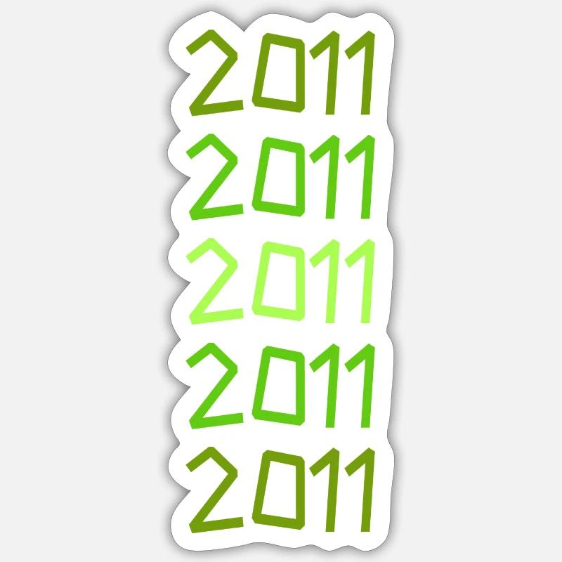 Chefkoch 2011 - Sticker Größe S (10 x 10 cm) - Mattweiß