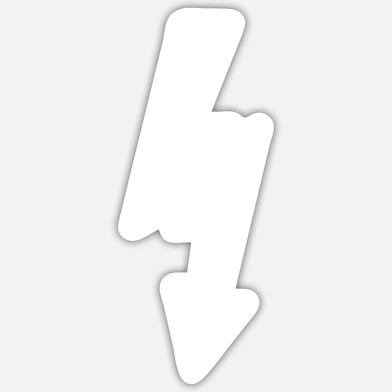 Lightning Logo Sticker size S (10 x 10 cm)