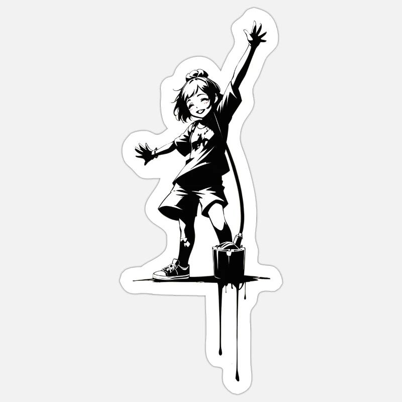 Sticker taille S (10 x 10 cm) - 