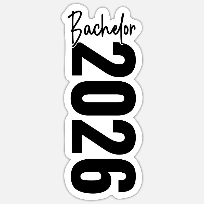 Bachelor 2026 - Sticker size S (10 x 10 cm) - white matte