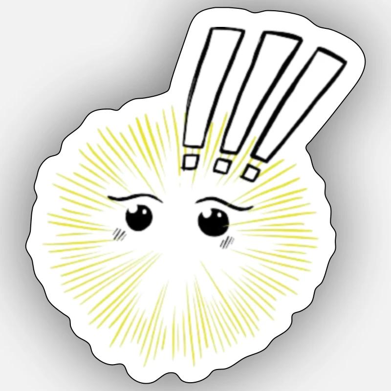 Expressive Glow Sticker size S (10 x 10 cm)