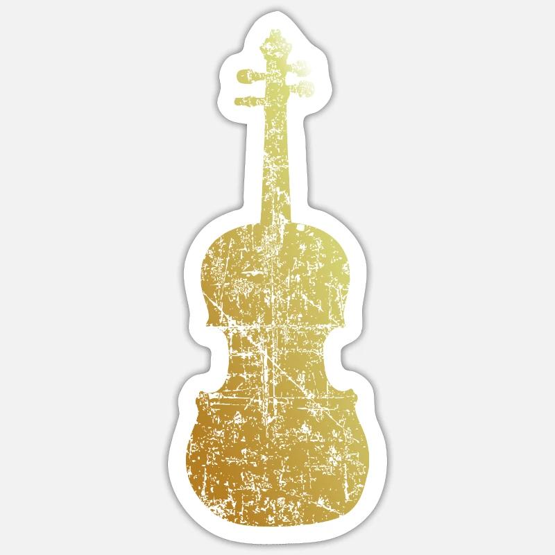 Viola (Ancient Gold) Sticker size S (10 x 10 cm)