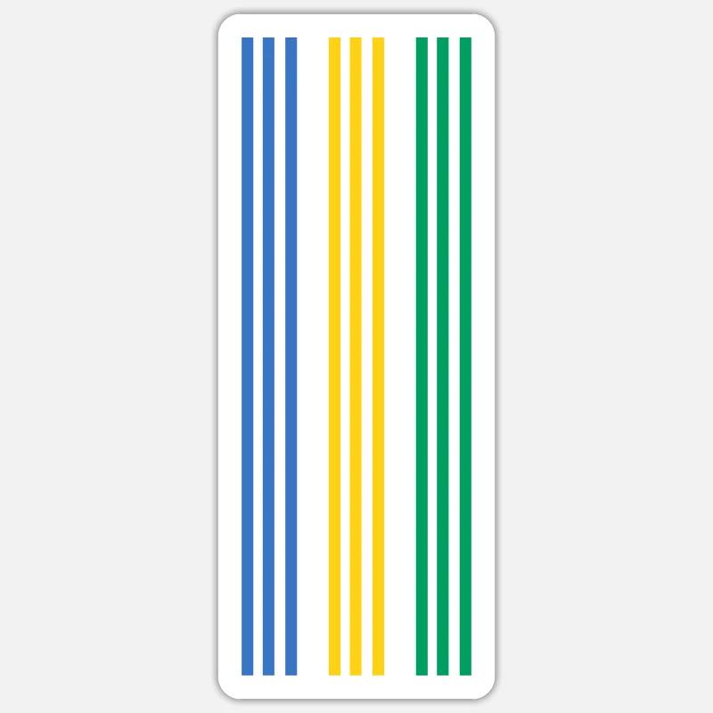Gabon Sticker size S (10 x 10 cm)