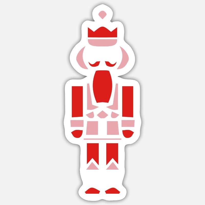 Nutcracker Sticker size S (10 x 10 cm)