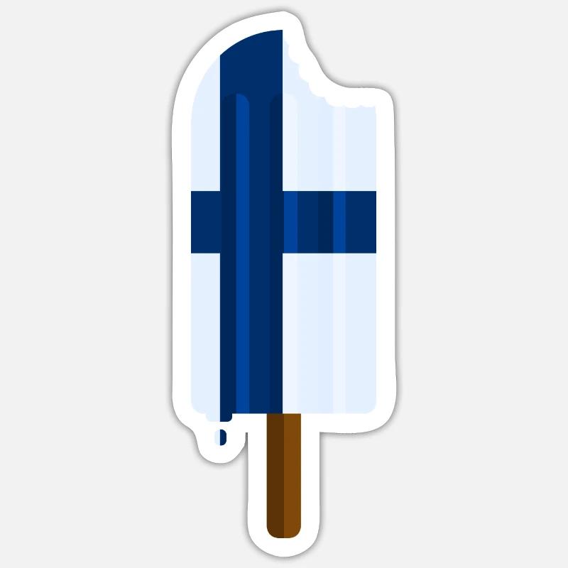 Geschmack von Finnland Sticker Größe S (10 x 10 cm)