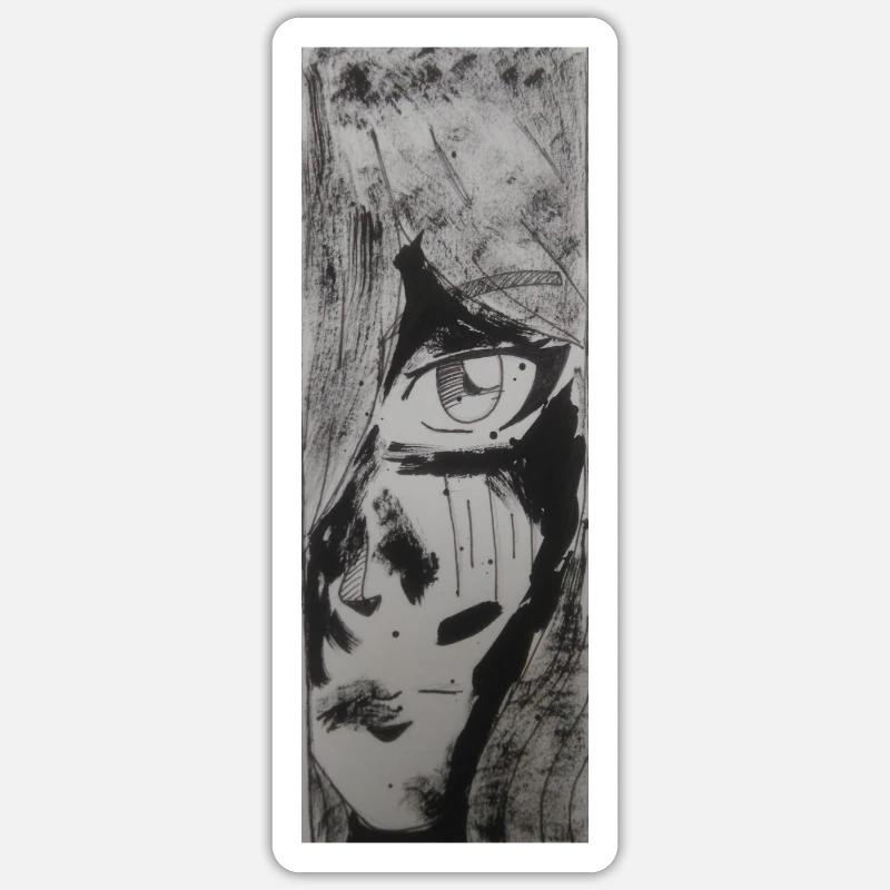 Violets Blick Sticker Größe S (10 x 10 cm)