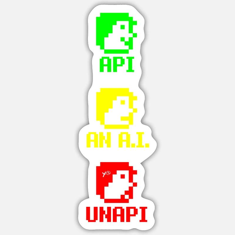 API UNAPI ORI Sticker taille S (10 x 10 cm)
