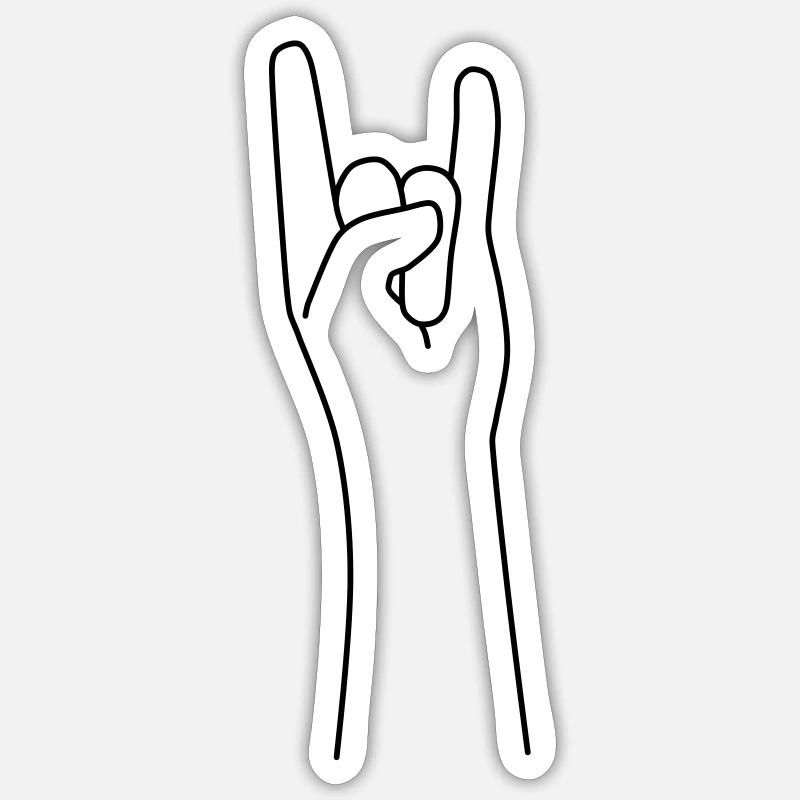 Devil 2 - Sticker size S (10 x 10 cm) - white matte