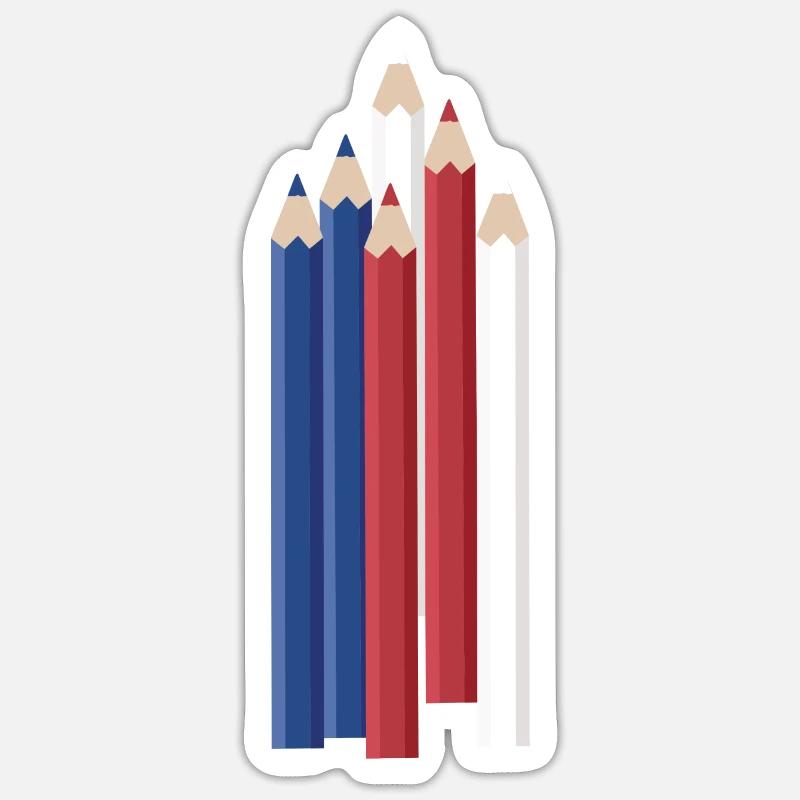 Tiroir Us drapeau dessin Sticker taille S (10 x 10 cm)