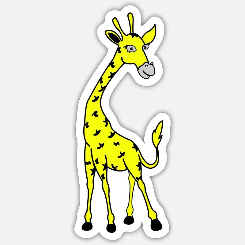 Giraffe 02 Sticker size S (10 x 10 cm)