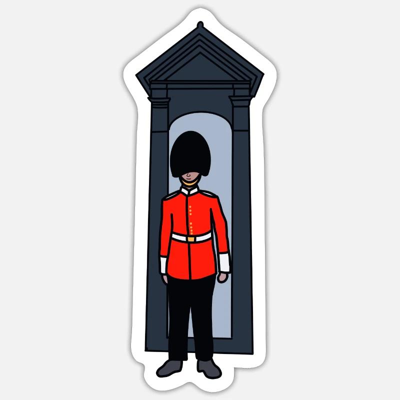 Garde - Sticker taille S (10 x 10 cm) - blanc mat