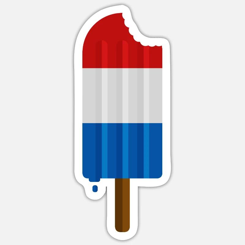 Geschmack der Niederlande Sticker Größe S (10 x 10 cm)