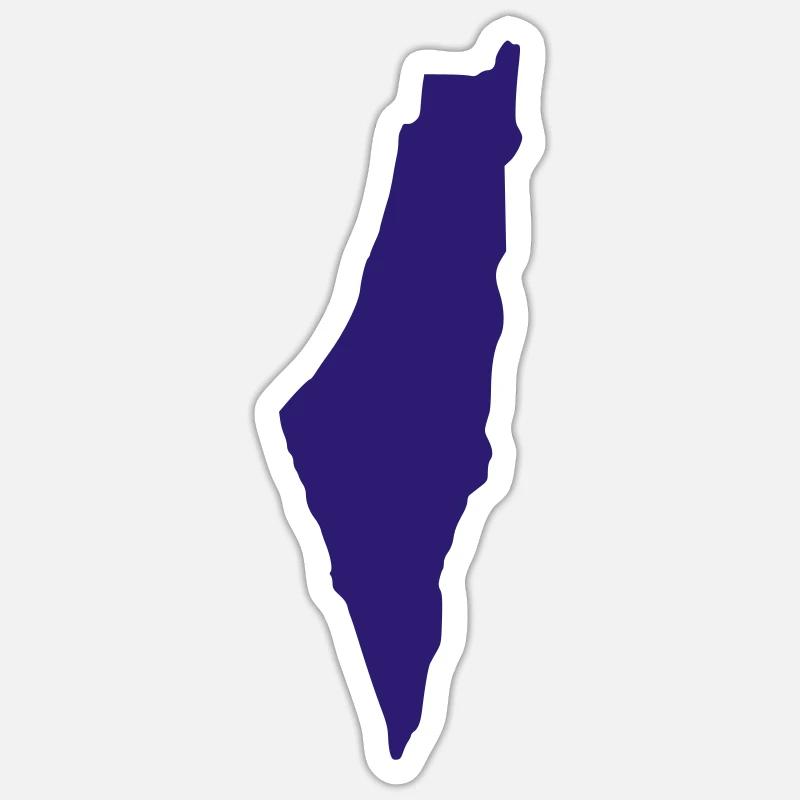 Israel - Sticker Größe S (10 x 10 cm) - Mattweiß