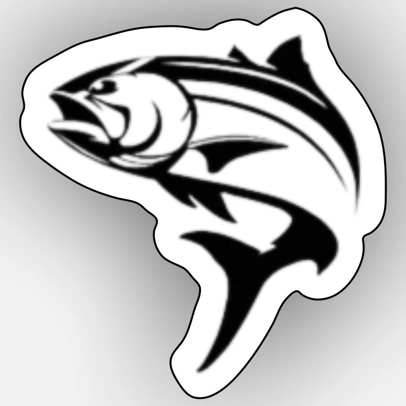 Seriole Amberjack fish Sticker size S (10 x 10 cm)