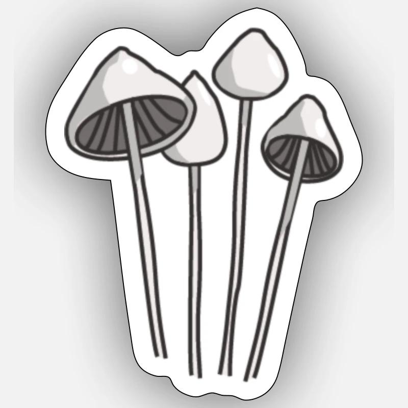 Liberty Cap Mushroom Magic Sticker taille S (10 x 10 cm)