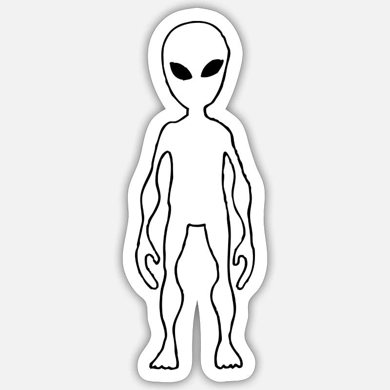 alien Sticker size S (10 x 10 cm)