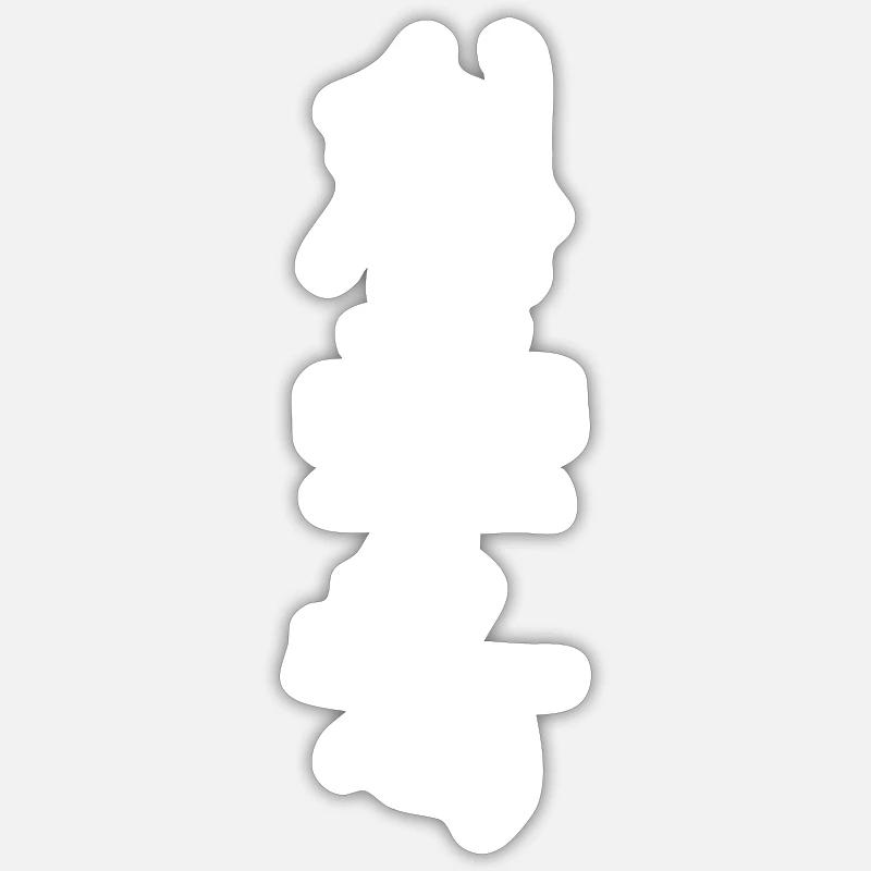 Scientifique - Sticker taille S (10 x 10 cm) - blanc mat