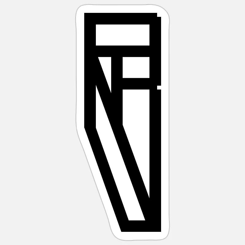 Name logo <> Robin Sticker size S (10 x 10 cm)