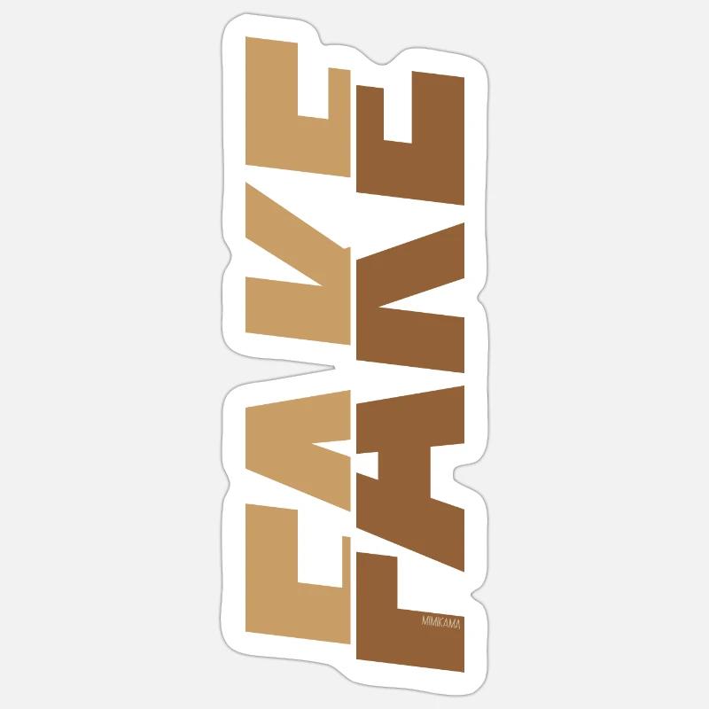 Fake superscript Sticker size S (10 x 10 cm)