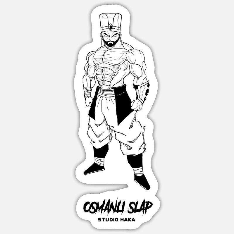 OSMANLI SLAP YENICERI-STUDIO HAKA - Sticker Größe S (10 x 10 cm) - Mattweiß