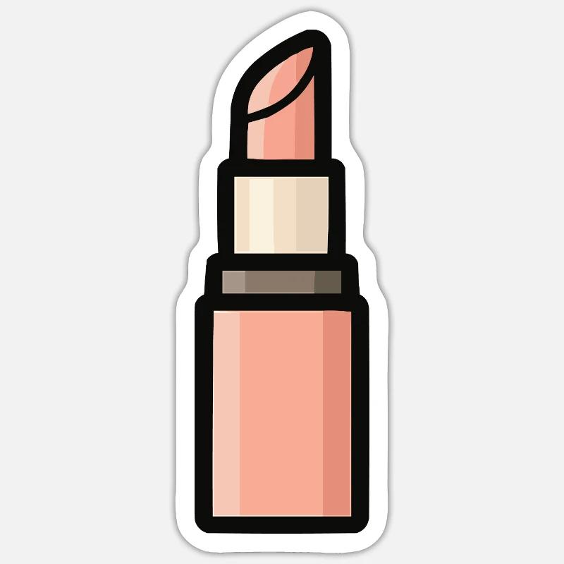 rouge à lèvres Sticker taille S (10 x 10 cm)