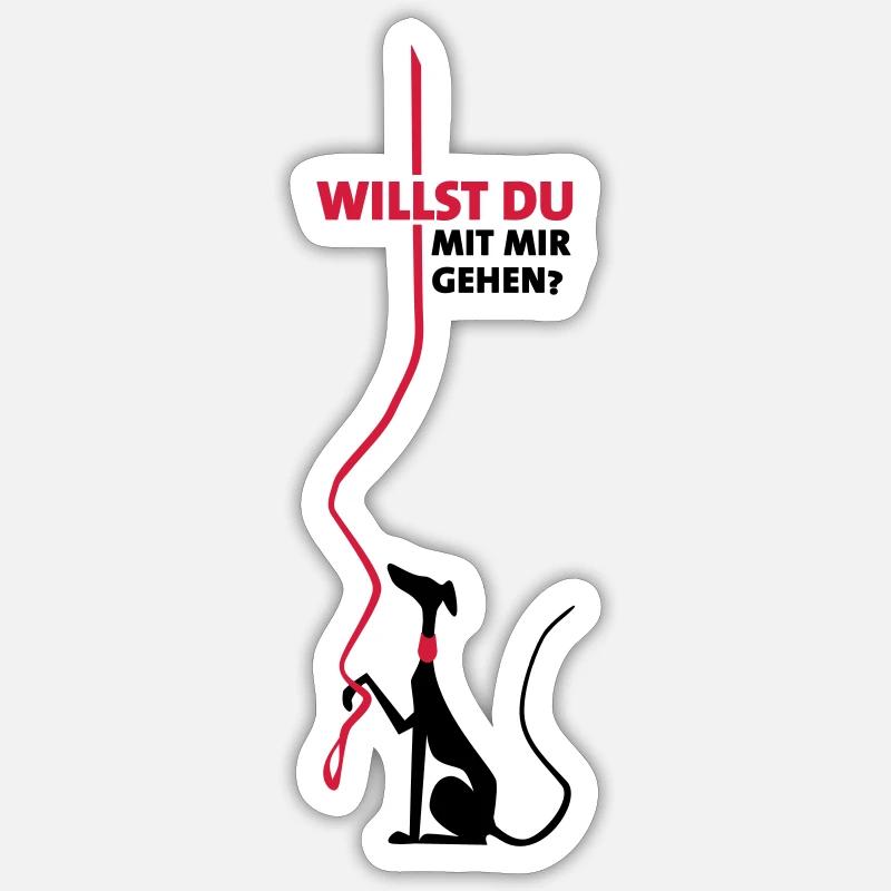 Willst Du Sticker Größe S (10 x 10 cm)