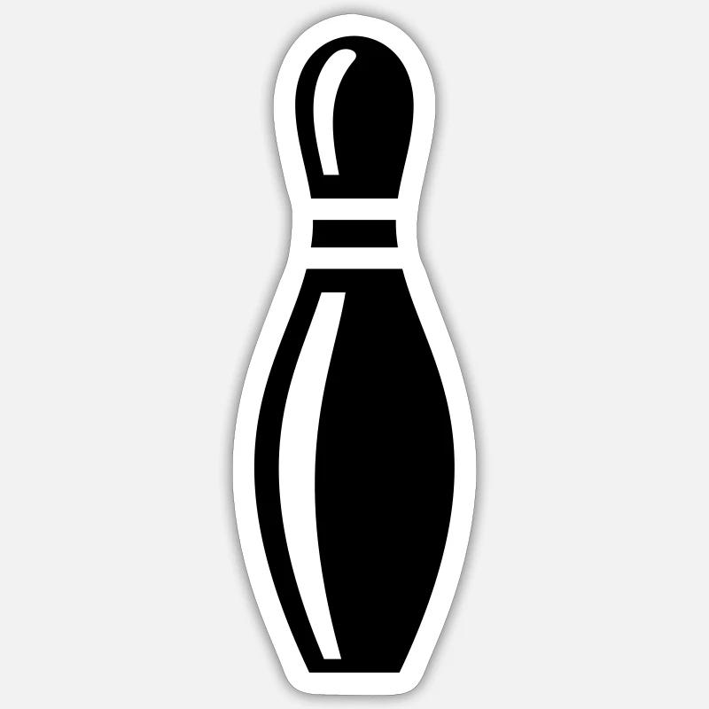 Pin - Sticker size S (10 x 10 cm) - white matte