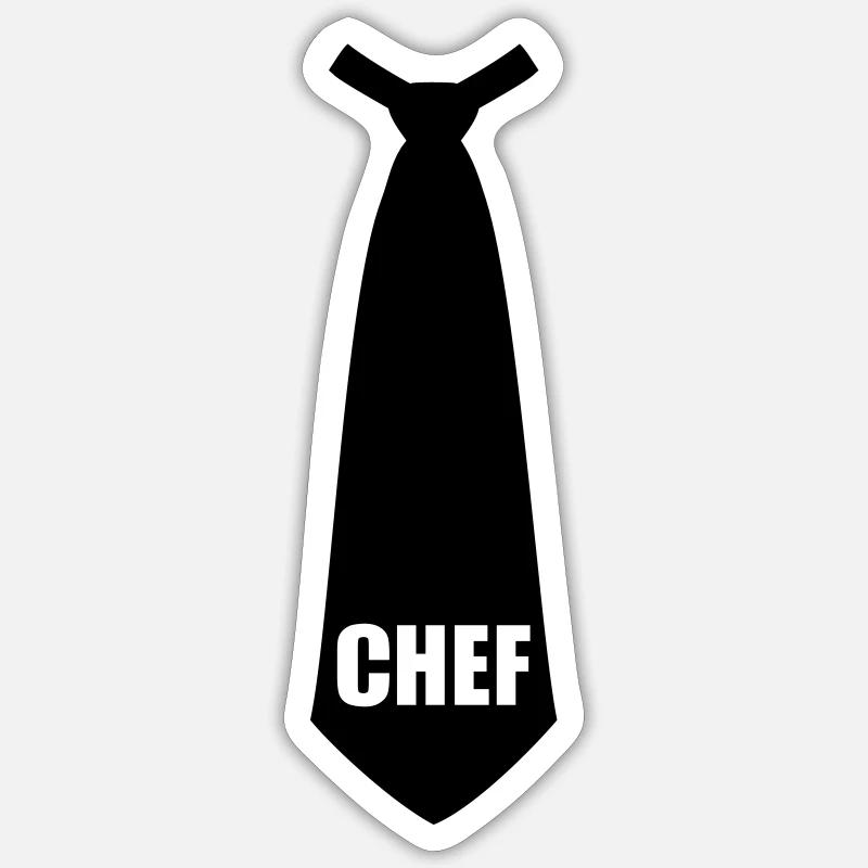 Chef - Sticker size S (10 x 10 cm) - white matte