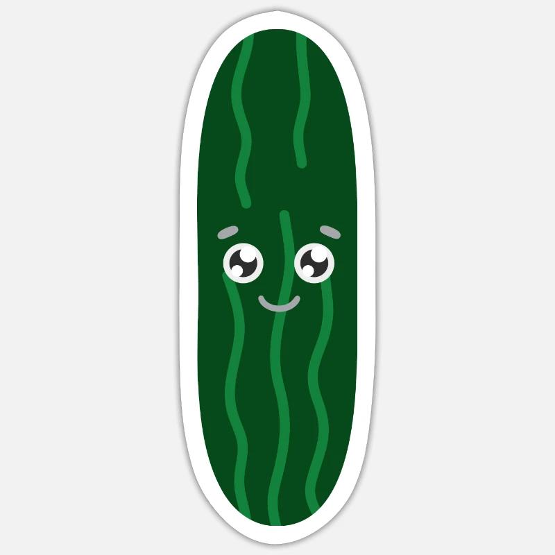 Concombre Sticker taille S (10 x 10 cm)