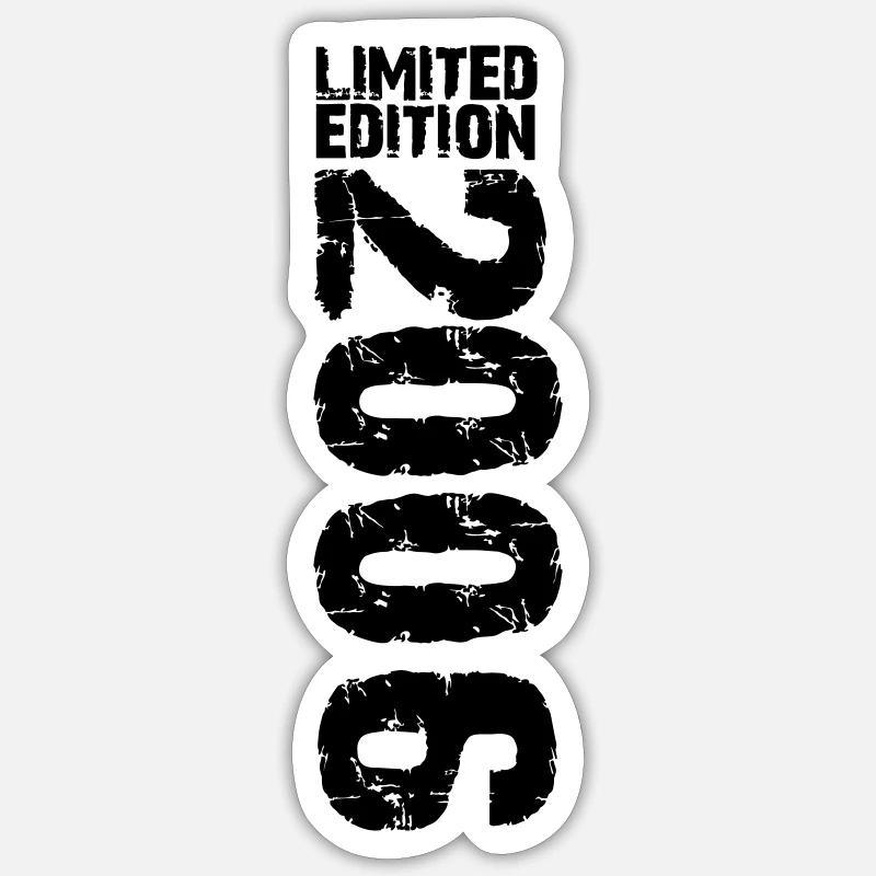 limited edition 2006 - Sticker size S (10 x 10 cm) - white matte