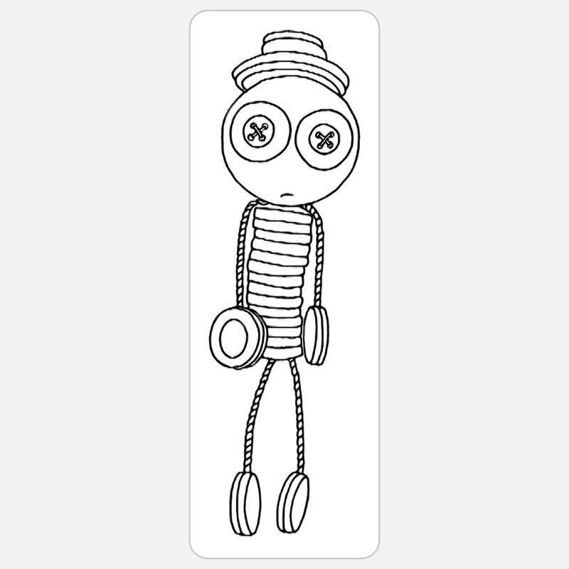 Mr Button Sticker taille S (10 x 10 cm)